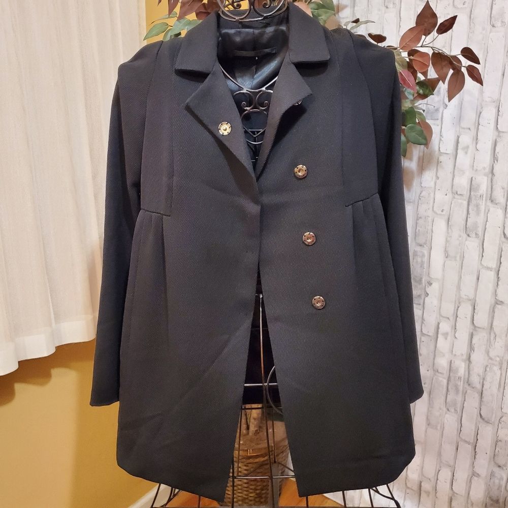 Robert Rodriguez Black Snap Button Lightweight Co… - image 1